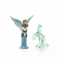 Фигурки - Эльфийка Айела и ледяная статуя единорога, из серии Movie (Schleich, 70587) - миниатюра